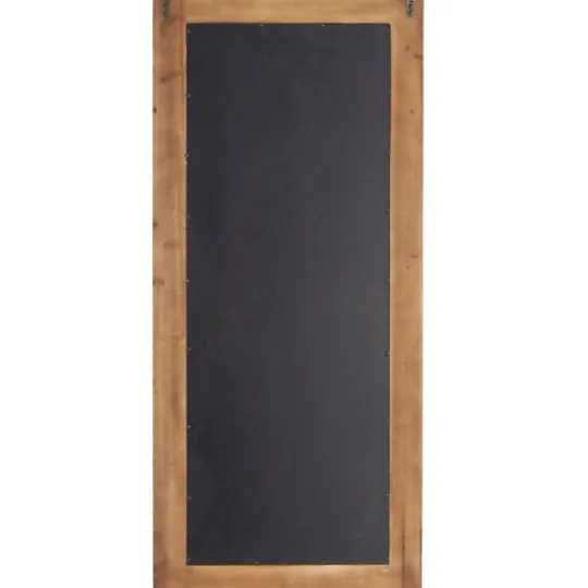 Kirkland's Home Whitewashed Natural Beaded Wood Wall Mirror- Decorative Mirrors