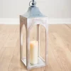 Kirkland's Home Whitewashed New Hampshire Lantern, 30 In.- Lanterns