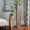 Kirkland's Home Whitewashed Oblong Wooden Vases, Set Of 2- Vases