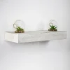 Kirkland's Home Whitewashed Wood Floating Shelf, 24 In.- Shelves