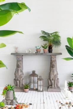 Kirkland's Home Wide Reach Tree Fern In Black Planter- Trees & Topiaries