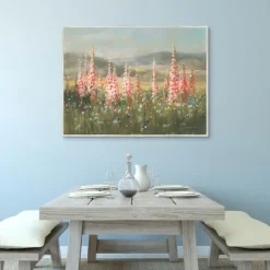 Kirkland's Home Wild Foxglove Framed Canvas Art Print- Canvas Art