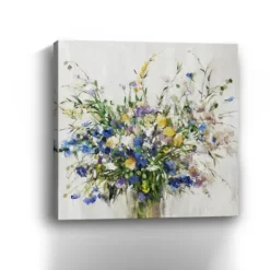 Kirkland's Home Wild Grown Bouquet Canvas Art Print, 40X40 In.- Canvas Art