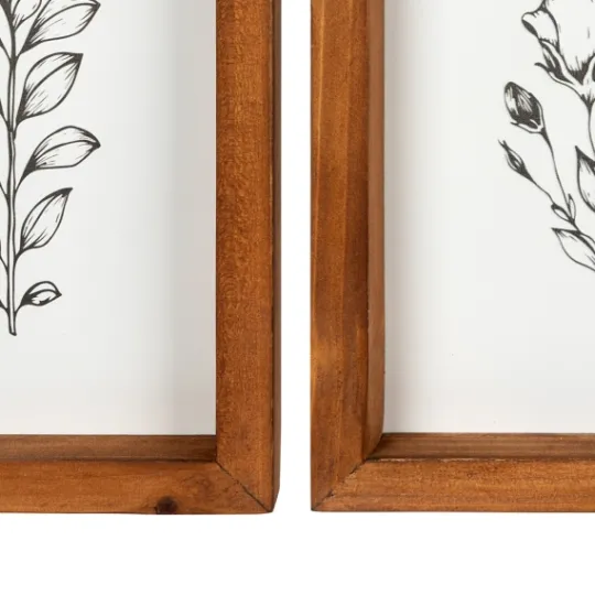 Kirkland's Home Wildflower Stems Framed Art Prints, Set Of 2- Framed Art