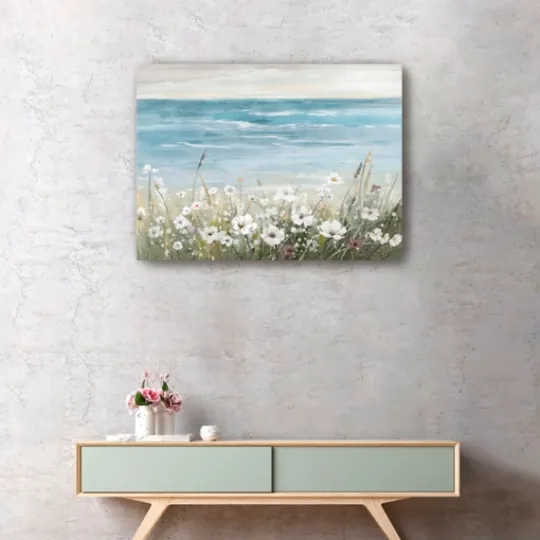 Kirkland's Home Wildflowers On The Coast Canvas Art Print- Canvas Art