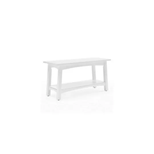 Kirkland's Home Willis Wooden Lower Shelf Bench- Benches & Ottomans