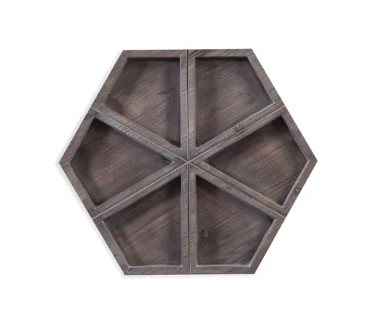 Kirkland's Home Wimbly Octagon Wall Plaque- Wall Plaques