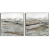Kirkland's Home Windblown Sands Framed Canvas Art Prints, Set Of 2- Framed Art