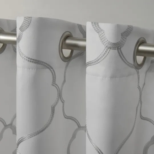 Kirkland's Home Winter Belmont Blackout Curtain Panel Set, 84 In.- Curtains & Drapes