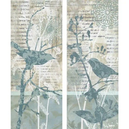 Kirkland's Home Winter Birds I & Ii Canvas Art Prints, Set Of 2- Wall Quotes & Signs
