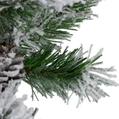 Kirkland's Home Wintergreen Flocked Pinecone Garland, 108 In.- Arrangements & Greenery