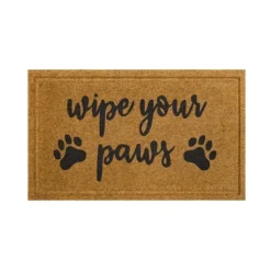 Kirkland's Home Wipe Your Paws Welcome Mat- Doormats
