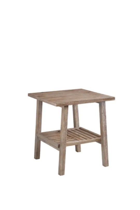 Kirkland's Home Wire Brushed Natural Accent Table- Accent & End Tables
