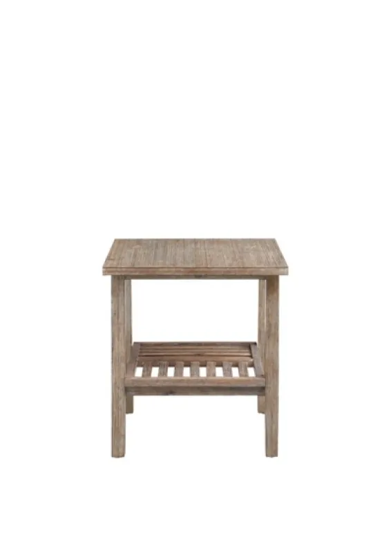 Kirkland's Home Wire Brushed Natural Accent Table- Accent & End Tables