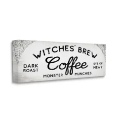 Kirkland's Home Witches Brew Coffee Halloween Canvas Art Print- Wall Quotes & Signs