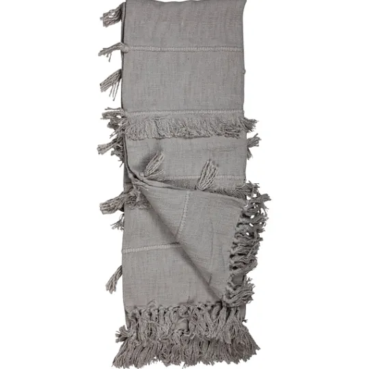 Kirkland's Home With Fringe Rayon Throw Blanket- Blankets & Throws