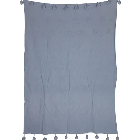 Kirkland's Home With Pom Poms Throw Blanket- Blankets & Throws