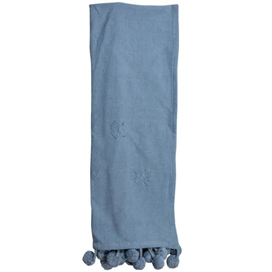 Kirkland's Home With Pom Poms Throw Blanket- Blankets & Throws