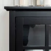 Kirkland's Home Wood And Glass Buffet Cabinet- Cabinets & Sideboards