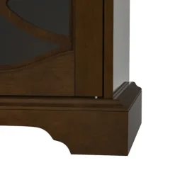 Kirkland's Home Wood And Glass 4-Door Media Cabinet- Tv Stands & Media Consoles