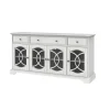 Kirkland's Home Wood And Glass 4-Door Media Cabinet- Tv Stands & Media Consoles