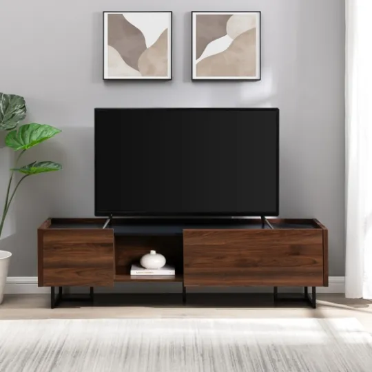 Kirkland's Home Wood And Metal 2-Door Media Console- Tv Stands & Media Consoles