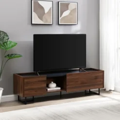 Kirkland's Home Wood And Metal 2-Door Media Console- Tv Stands & Media Consoles