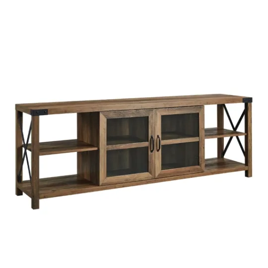 Kirkland's Home Wood And Metal Farmhouse Tv Stand- Tv Stands & Media Consoles