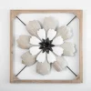 Kirkland's Home Wood And Metal Flower I Framed Wall Plaque- Wall Plaques
