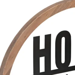 Kirkland's Home Wood And Metal Home Sweet Home Round Plaque- Wall Quotes & Signs