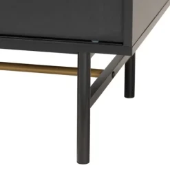Kirkland's Home Wood And Metal Sliding Door Tv Stand- Tv Stands & Media Consoles