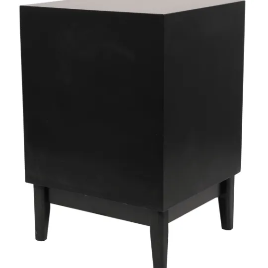 Kirkland's Home Wood And Natural Rattan Drawer Nightstand- Nightstands
