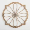 Kirkland's Home Wood And Rat Flower Wall Plaque- Wall Plaques