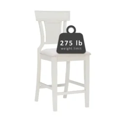 Kirkland's Home Wood And Rattan Upholstered Counter Stool- Bar Stools & Counter Height Stools
