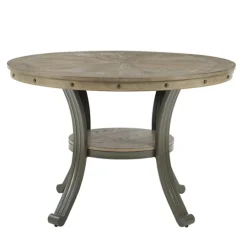 Kirkland's Home Wood And Upholstered Chairs 5-Pc. Dining Set- Dining Sets