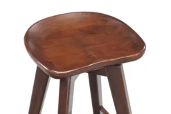 Kirkland's Home Wood Backless Swivel Counter Stool- Bar Stools & Counter Height Stools