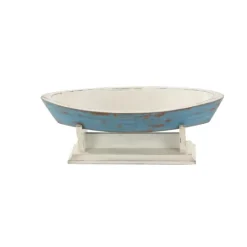 Kirkland's Home Wood Boat Sculpture- Statues & Figurines