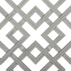 Kirkland's Home Wood Carved Diamonds Wall Plaque- Wall Plaques