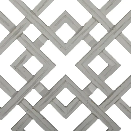 Kirkland's Home Wood Carved Diamonds Wall Plaque- Wall Plaques