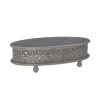 Kirkland's Home Wood Carved Medallion Coffee Table- Coffee Tables