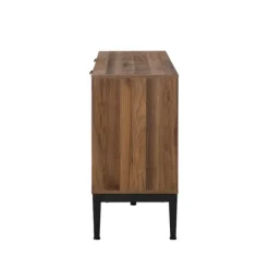 Kirkland's Home Wood Chevron 4-Door Sideboard- Cabinets & Sideboards