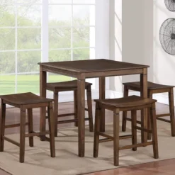 Kirkland's Home Wood Counter Stool 5-Pc. Dining Set- Dining Tables