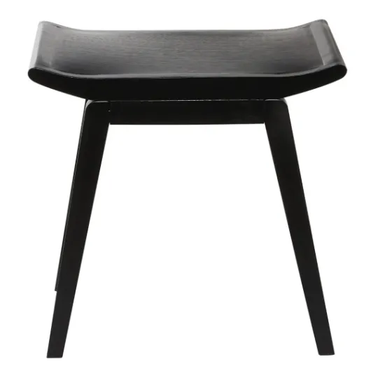 Kirkland's Home Wood Curved Seat Stool- Benches & Ottomans