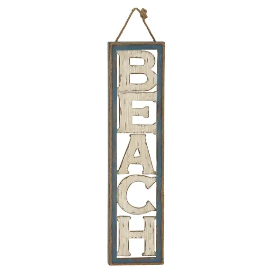 Kirkland's Home Wood Cut-Out Beach Hanging Wall Plaque- Wall Quotes & Signs