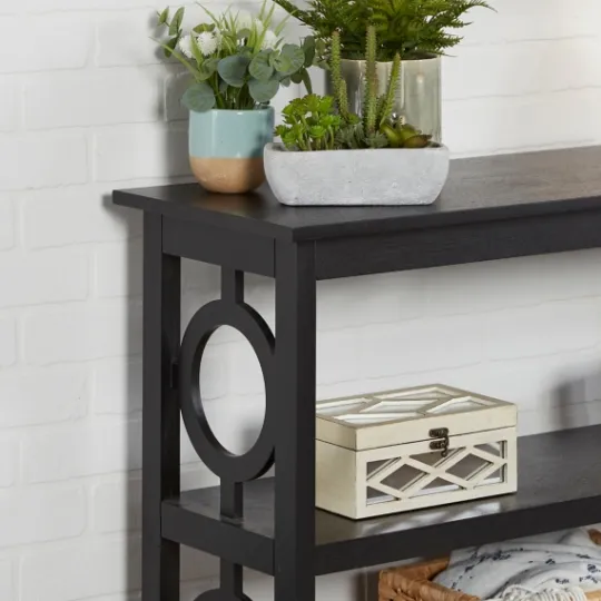 Kirkland's Home Wood Cut-Out Circles Bookcase- Bookshelves