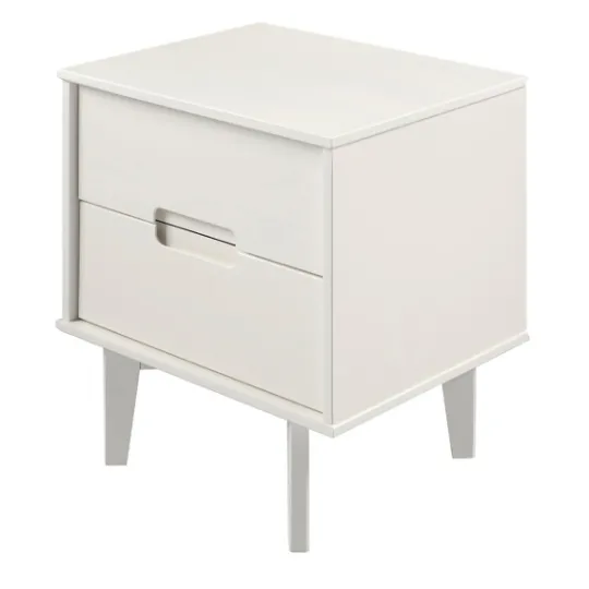 Kirkland's Home Wood Cut-Out Handle Nightstand- Nightstands