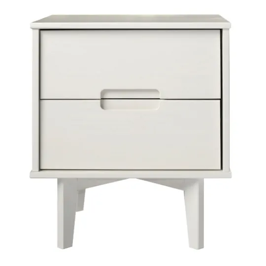 Kirkland's Home Wood Cut-Out Handle Nightstand- Nightstands