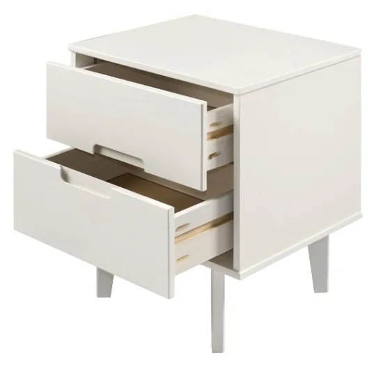 Kirkland's Home Wood Cut-Out Handle Nightstand- Nightstands