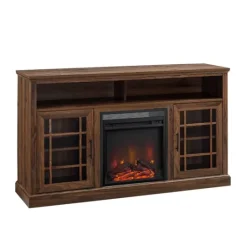 Kirkland's Home Wood 2-Door Led Fireplace Cabinet- Tv Stands & Media Consoles