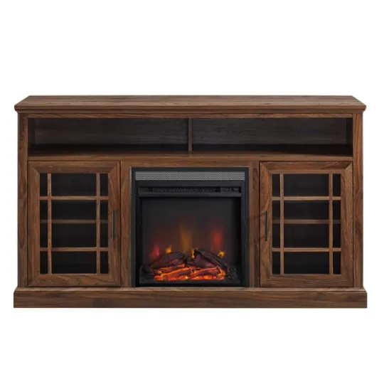 Kirkland's Home Wood 2-Door Led Fireplace Cabinet- Tv Stands & Media Consoles